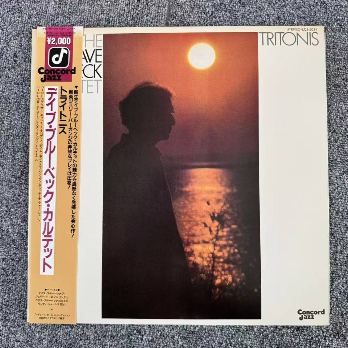 美盤 帯付 LP/The Dave Brubeck Quartet Tritonis/Concord Jazz LCJ-2034/LP/Jazz/SNJ102003拍卖