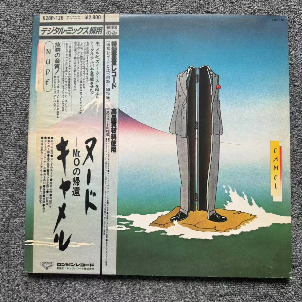 帯付 LP キャメル (CAMEL)「Nude ヌード Mr.Oの帰還 (1981年・K28P-128・プログレ)/SNJ102204拍卖