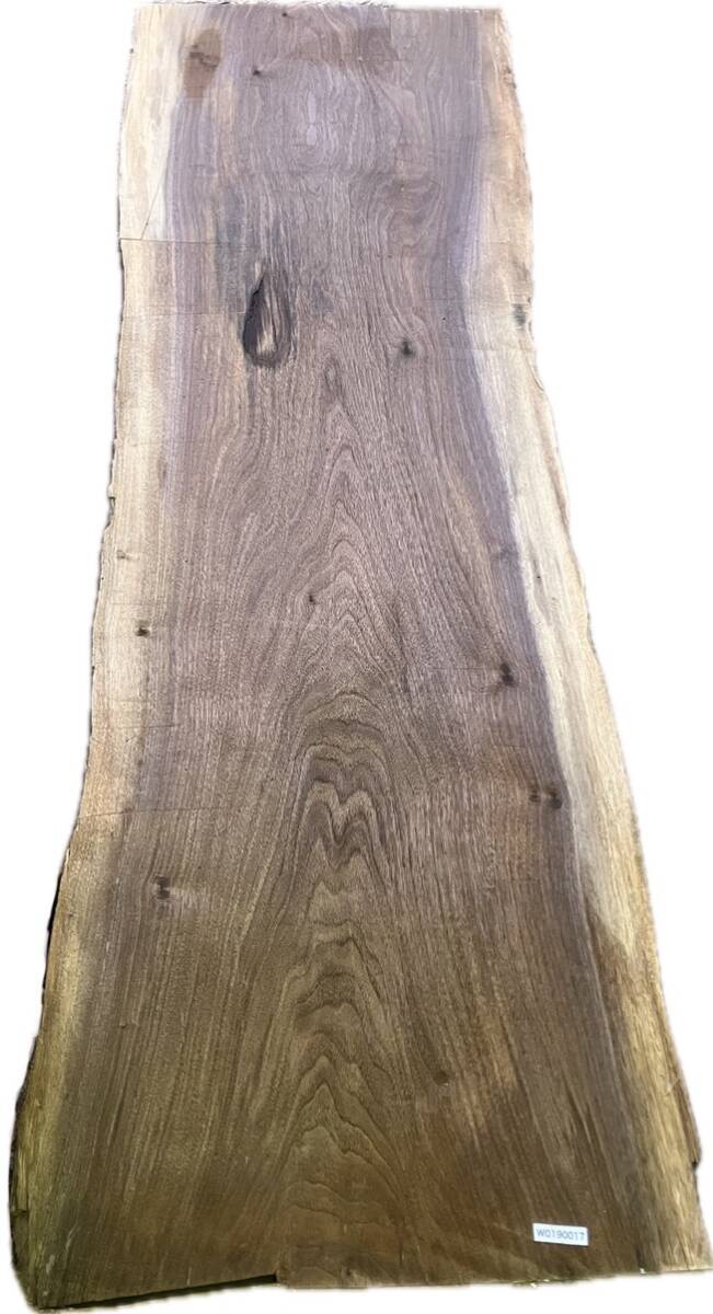 W0190017 ウォールナット 木裏 一枚板拍卖