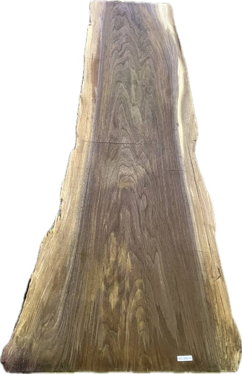W0190014 ウォールナット 木裏 一枚板拍卖