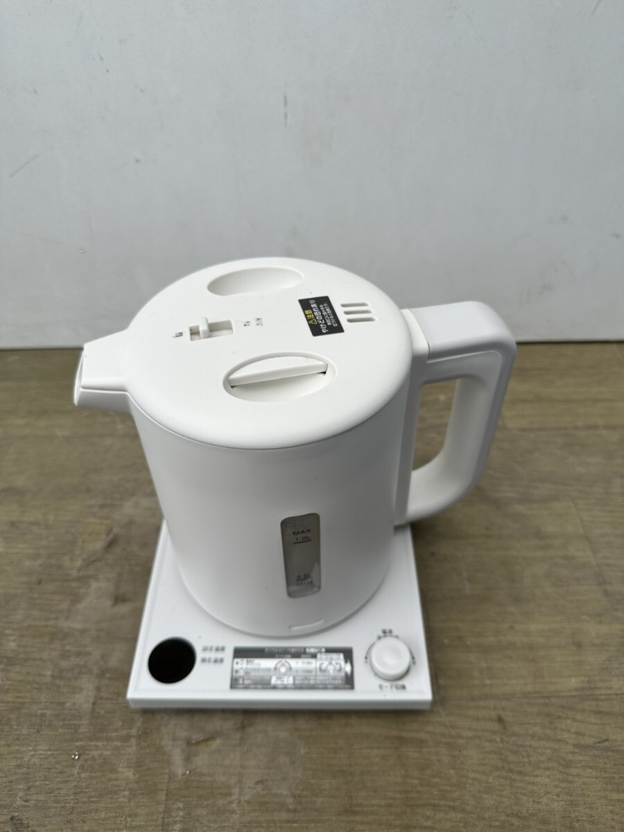 ドウシシャ温度設定機能付き電気ケトル「EKW-101M」拍卖
