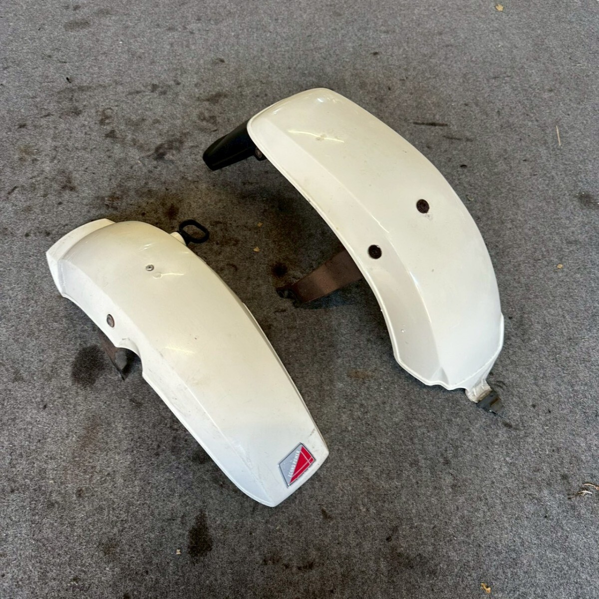 角目シャリー フェンダー 前後セット フロントフェンダー リアフェンダー cf50 cf70拍卖