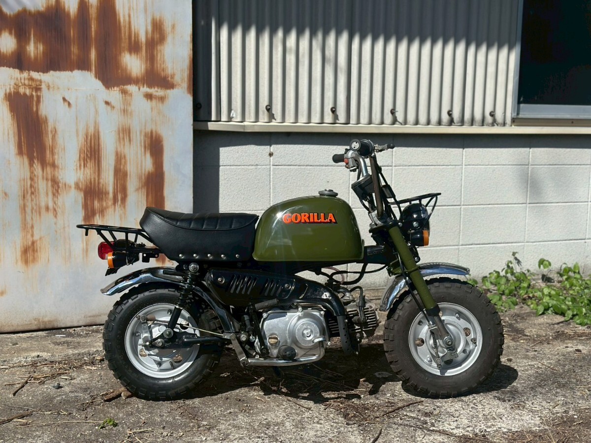 実働 ゴリラ ローダウン ノーマル 純正 49cc 原付 モンキー z50 ab27 シャリー ダックス 車体拍卖