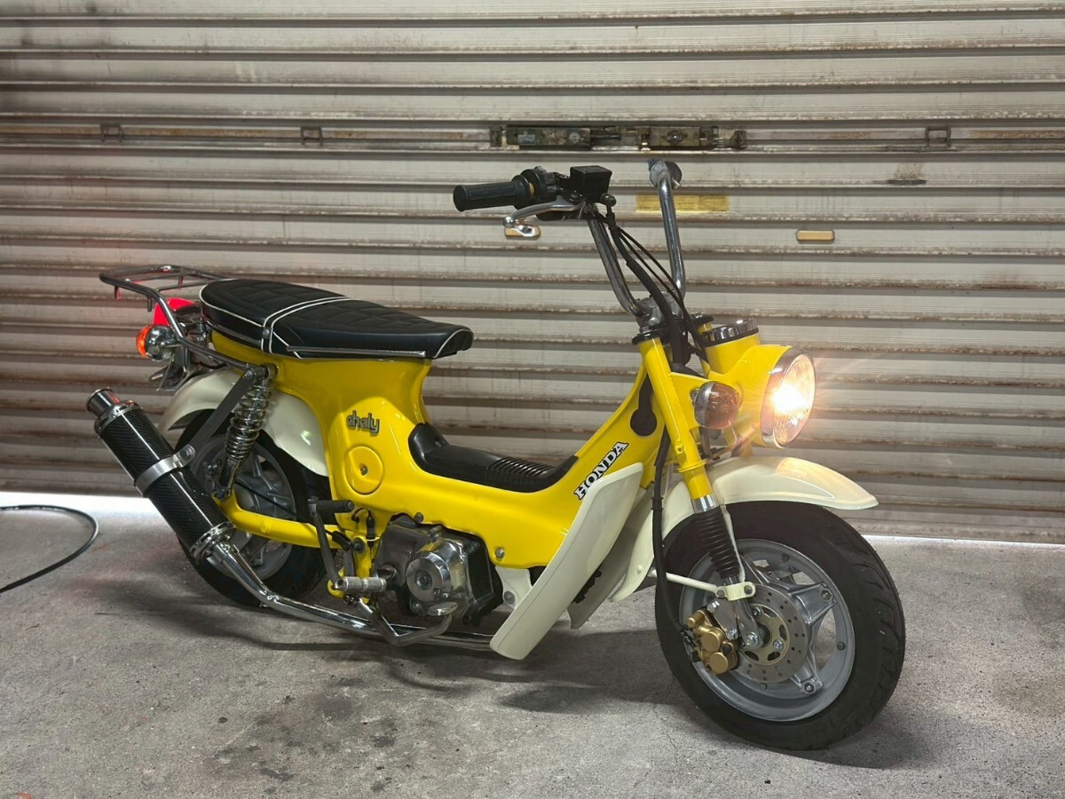実働 シャリー 49cc カスタム 原付 ローダウン タイヤ新品 2液ウレタン塗装 モンキー 1型 2型 3型 ゴリラ ダックス拍卖