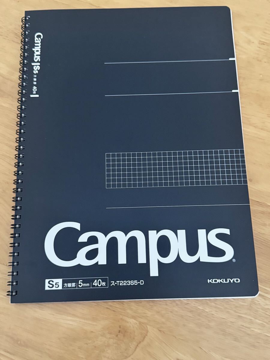 KOKUYO コクヨ Campus キャンパスノート A4サイズ ツインリングノート方眼罫 ス-T223S5-D 未使用品拍卖