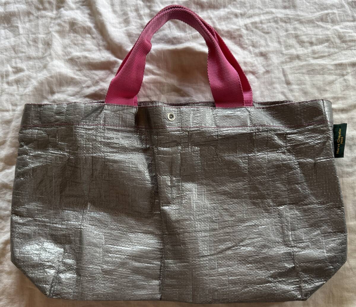 エルベシャプリエ ハンドバッグ トートバッグ シルバー 高級タイプ拍卖