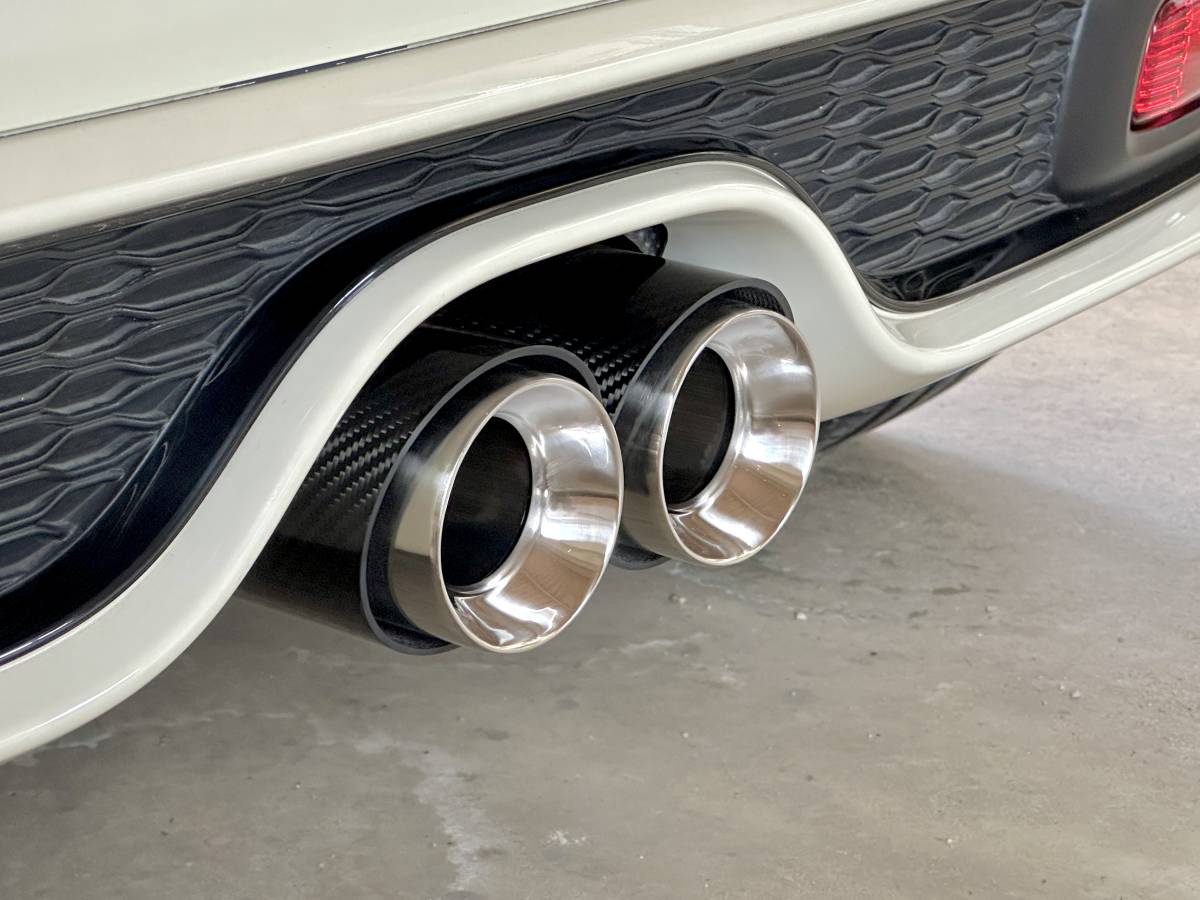 MINI ミニ クーパーS カーボン マフラーカッター 2個セット F54 F55 F56 F57 F60拍卖