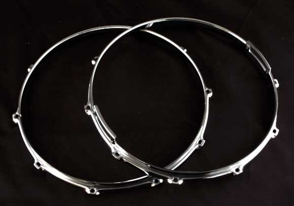 Mapex 2.3mm Power Hoop 14inch, 10 hole For Snare スティールパワーフープ、トリプルフランジ 新古品 綺麗 即決!拍卖