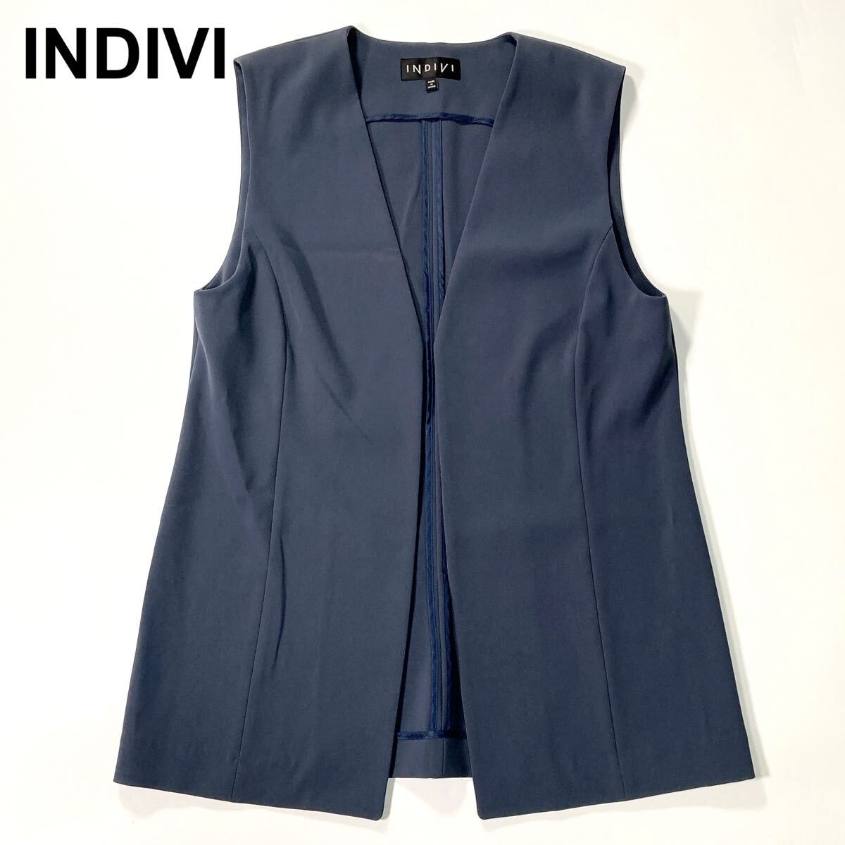 INDIVI インディヴィ ベスト ジレ 38 M レディース B102507-91拍卖