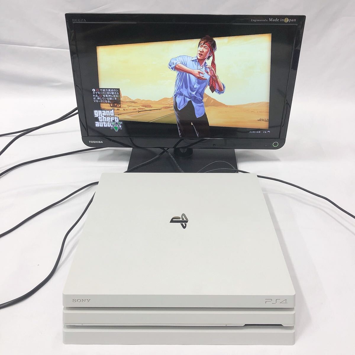 ★2-1007 動作品 SONY ソニー PlayStation4 PS4 プレステ4 CUH-7200B ホワイト 本体 ゲーム機 各ケーブル付属拍卖