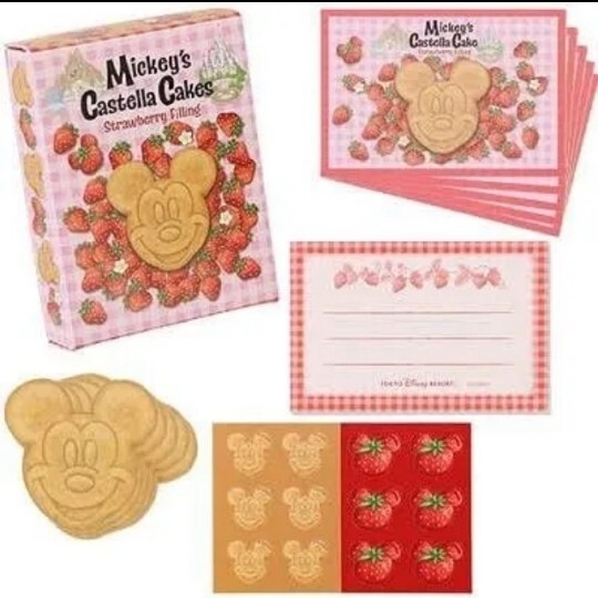 東京ディズニーリゾート ディズニー メッセージカード ミッキー カステラ ケーキ TDR ディズニーシー ディズニーランド拍卖