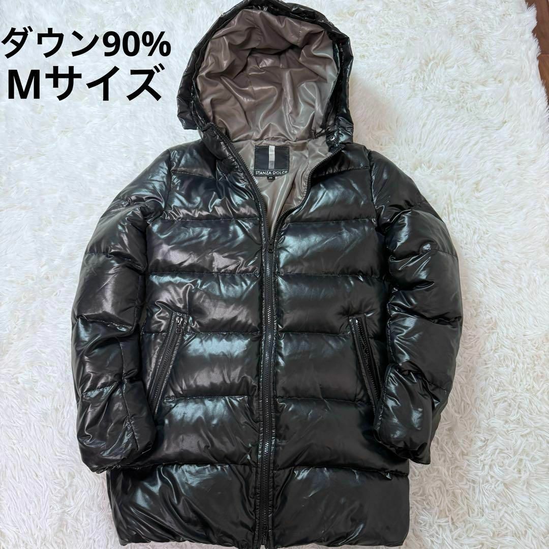 美品 STANZA DOLCE スタンザドルチェ ダウンジャケット 軽量 肉厚 ダウン90%拍卖