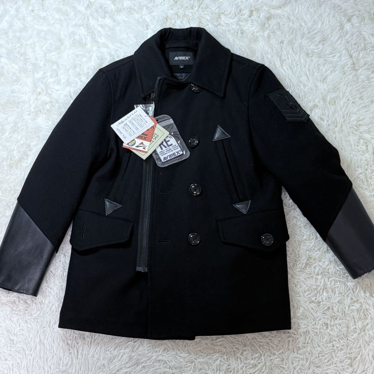 AVIREX アヴィレックス ピーコート 6122143 CP NAVAL PEA-JACKET M ウールジャケット ミリタリー アウター ナバルジャケット拍卖