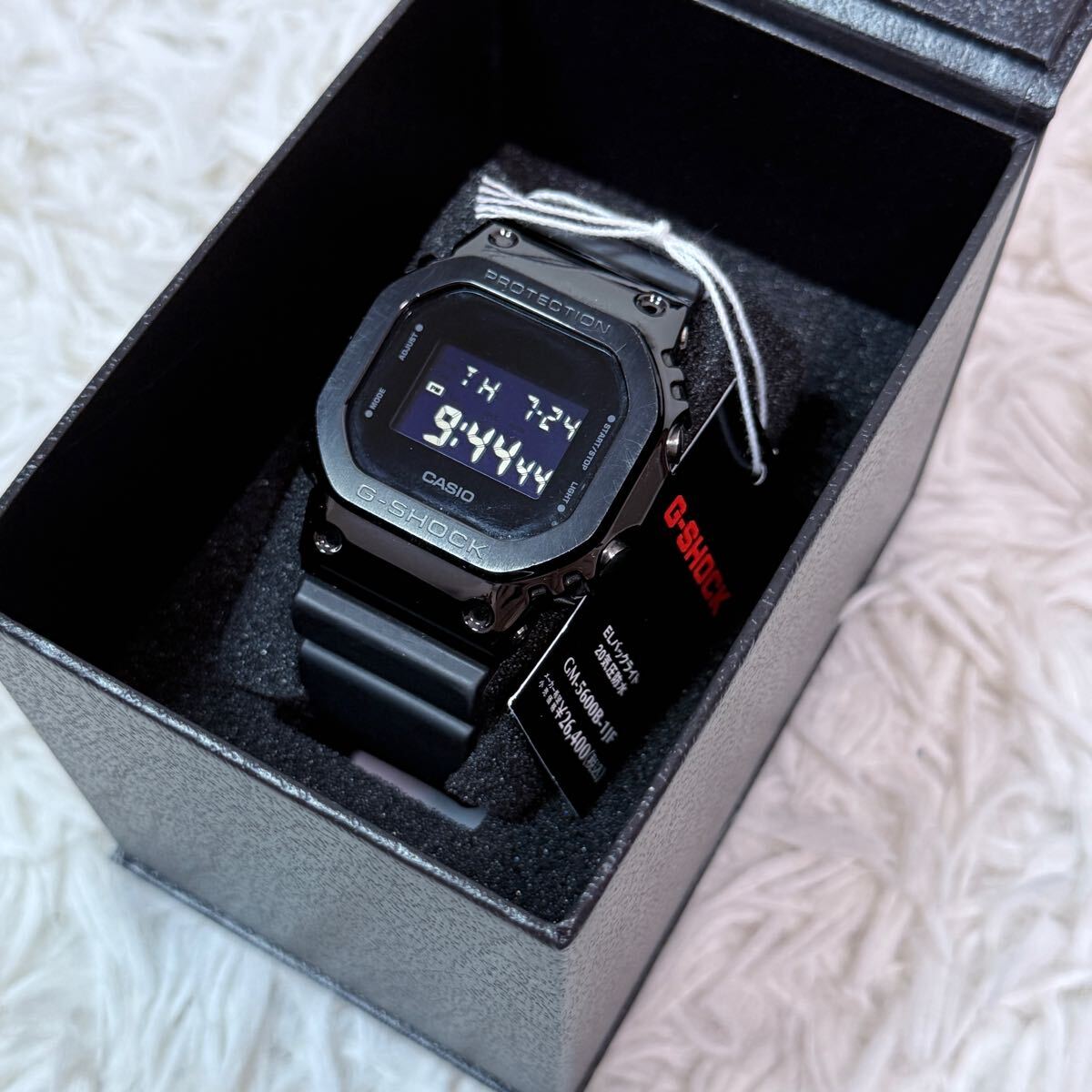 未使用級 廃盤 CASIO G-SHOCK カシオ ジーショック デジタル腕時計 ブラック 3229拍卖