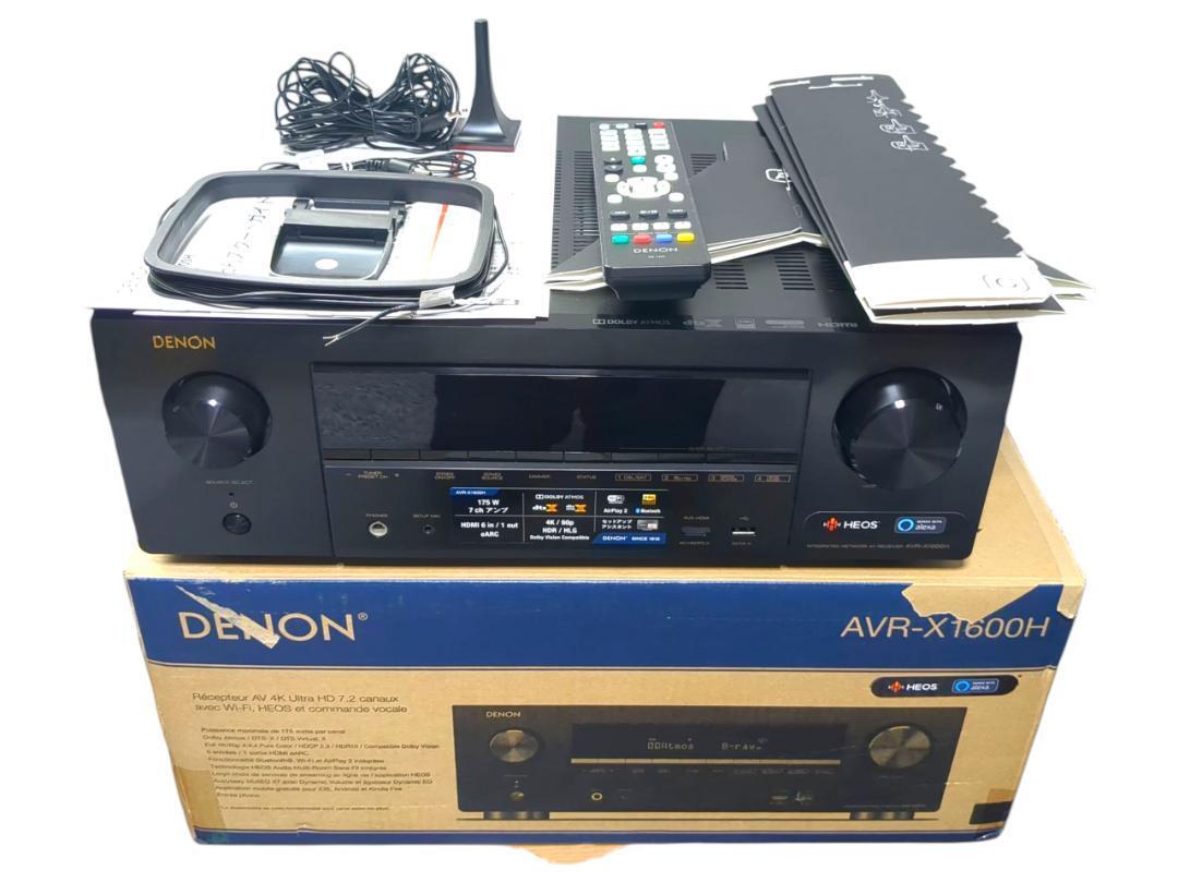 ★美品★動作良好★デノン Denon ブラック AVR-X1600HK拍卖