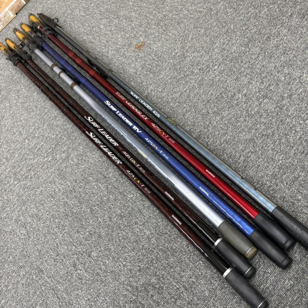 ●SHIMANO シマノ SURF LEADER サーフリーダー 6本まとめ売り 405 / 425 釣り具 HS202443拍卖