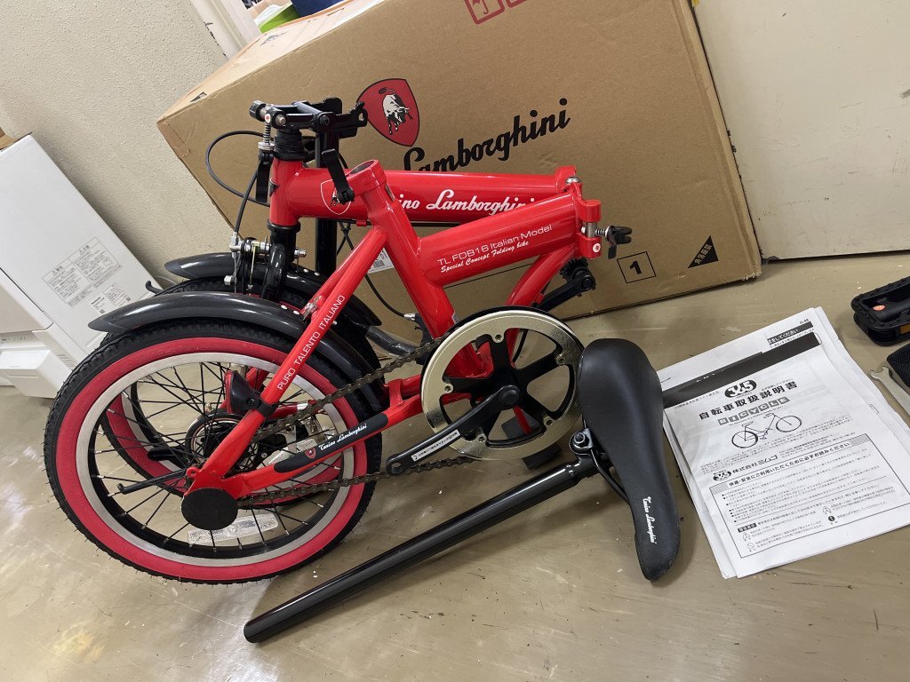 ◆ランボルギーニ Lamborghini 折りたたみ自転車 BIKING FDB16 No.73270 現状品 OG206262拍卖