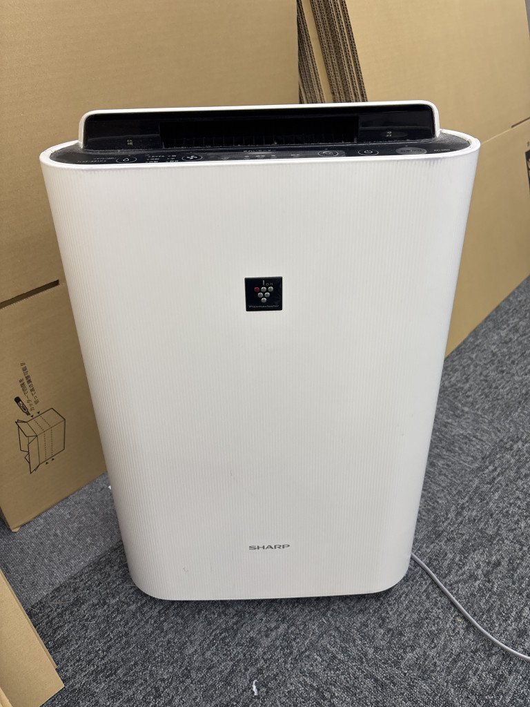 ◎【汚れ目立ちます】SHARP シャープ 加湿空気清浄機 KC-N50-W 2020年製 ホワイト系 TW193460拍卖