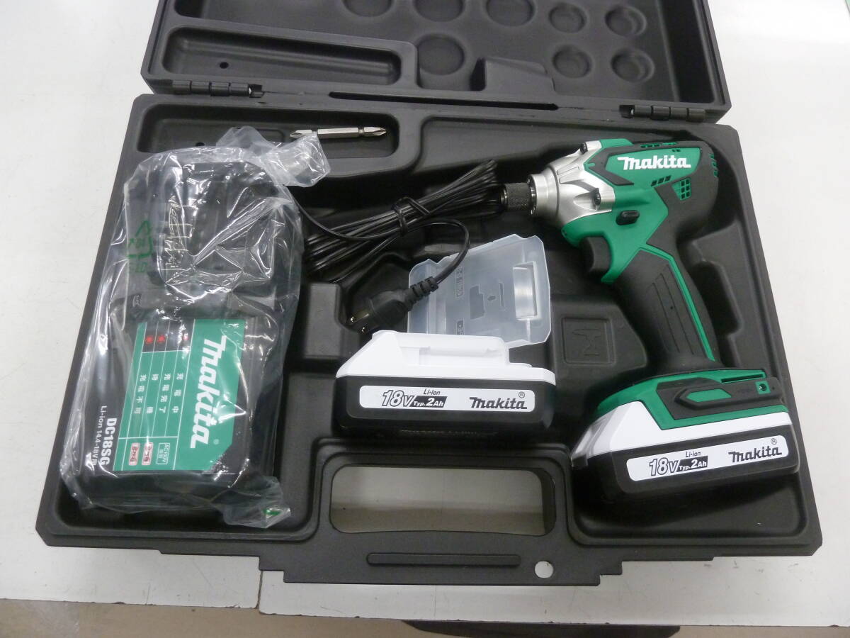 ★未使用品★ マキタ インパクトドライバー MTD002DSAX 18V 2.0Ah バッテリ2個・充電器付 拍卖
