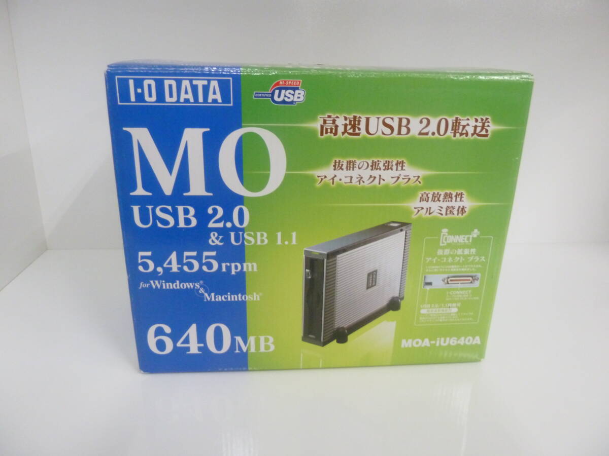 ★中古品★ アイ・オー・データ I-O DATA USB2.0/1.1対応 外付型MOドライブ MOA-iU640A  未チェック品拍卖