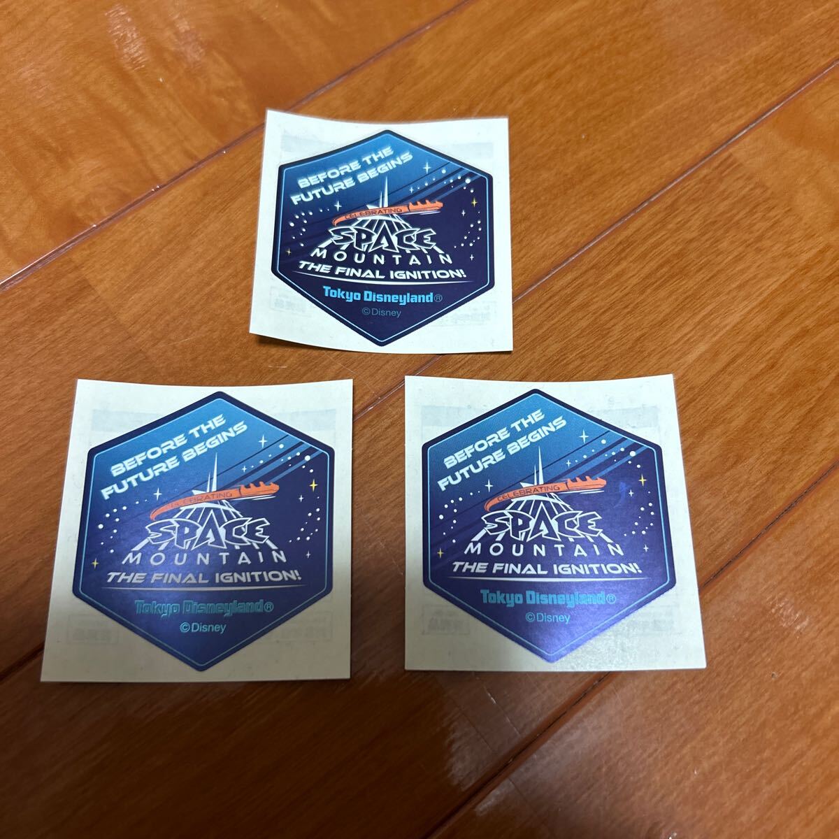 非売品 3枚 スペースマウンテン シール 東京ディズニーランド ディズニーランド ステッカー 拍卖