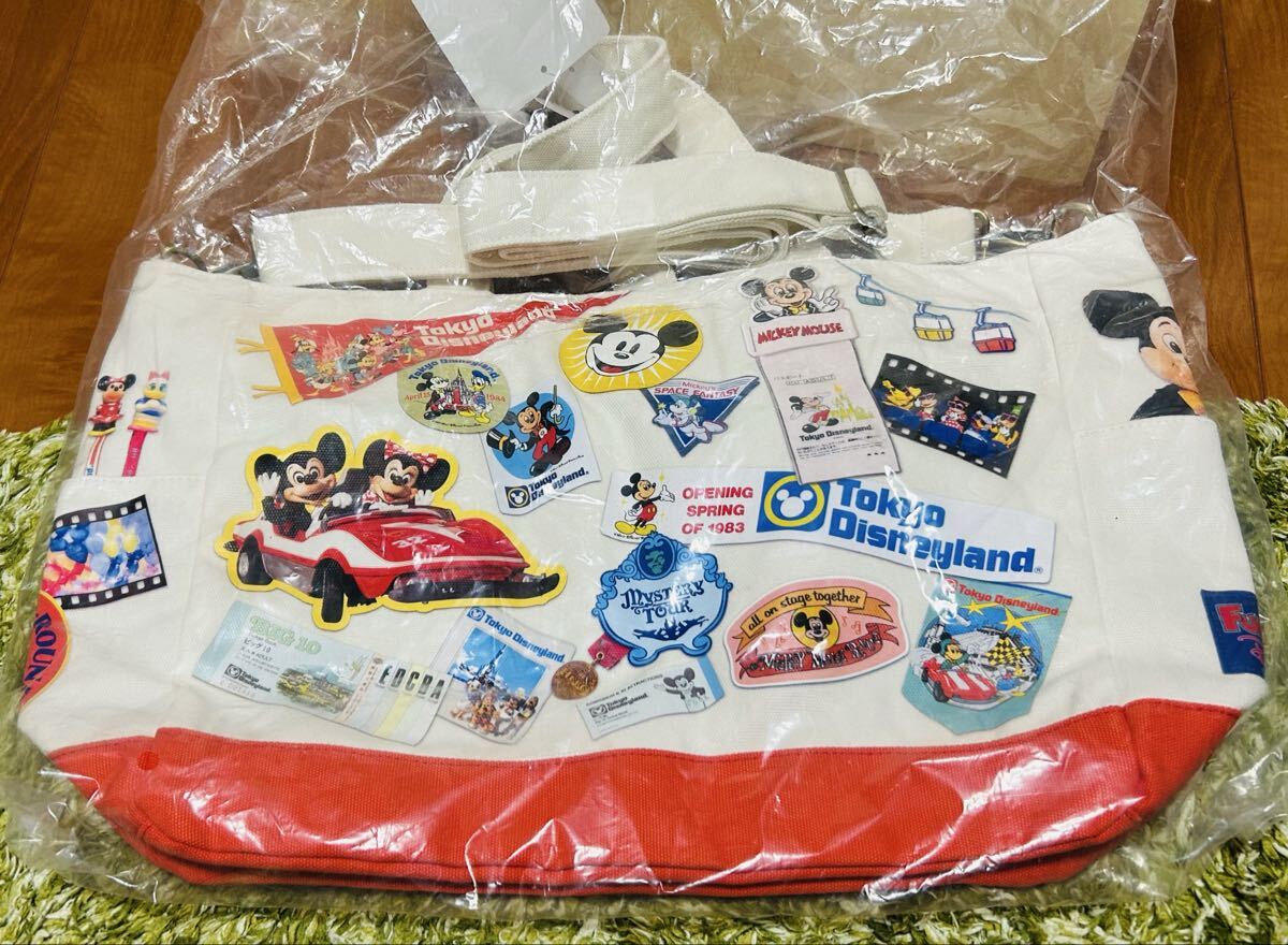 トートバッグ ファンダフル限定 ディズニー40周年 メモリーゴーラウンド TDR 新品タグ付 ショルダーバッグ バッグ ディズニー拍卖