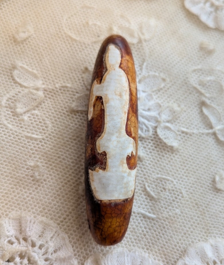 観音天珠 チベット 天然石 パワーストーン 開運 強運 5.4cm 拍卖