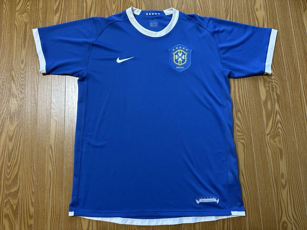 NIKE 2006 ブラジル代表(H)ユニフォーム Lサイズ ロナウジーニョ ロナウド アドリアーノ カカ R・カルロス 拍卖