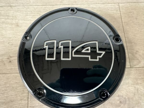 ハーレー ソフテイル 18- 純正 114 ダービーカバー グロスブラック 新品 ミルウォーキーエイト ナロー プライマリー 25701035 / 25700896拍卖