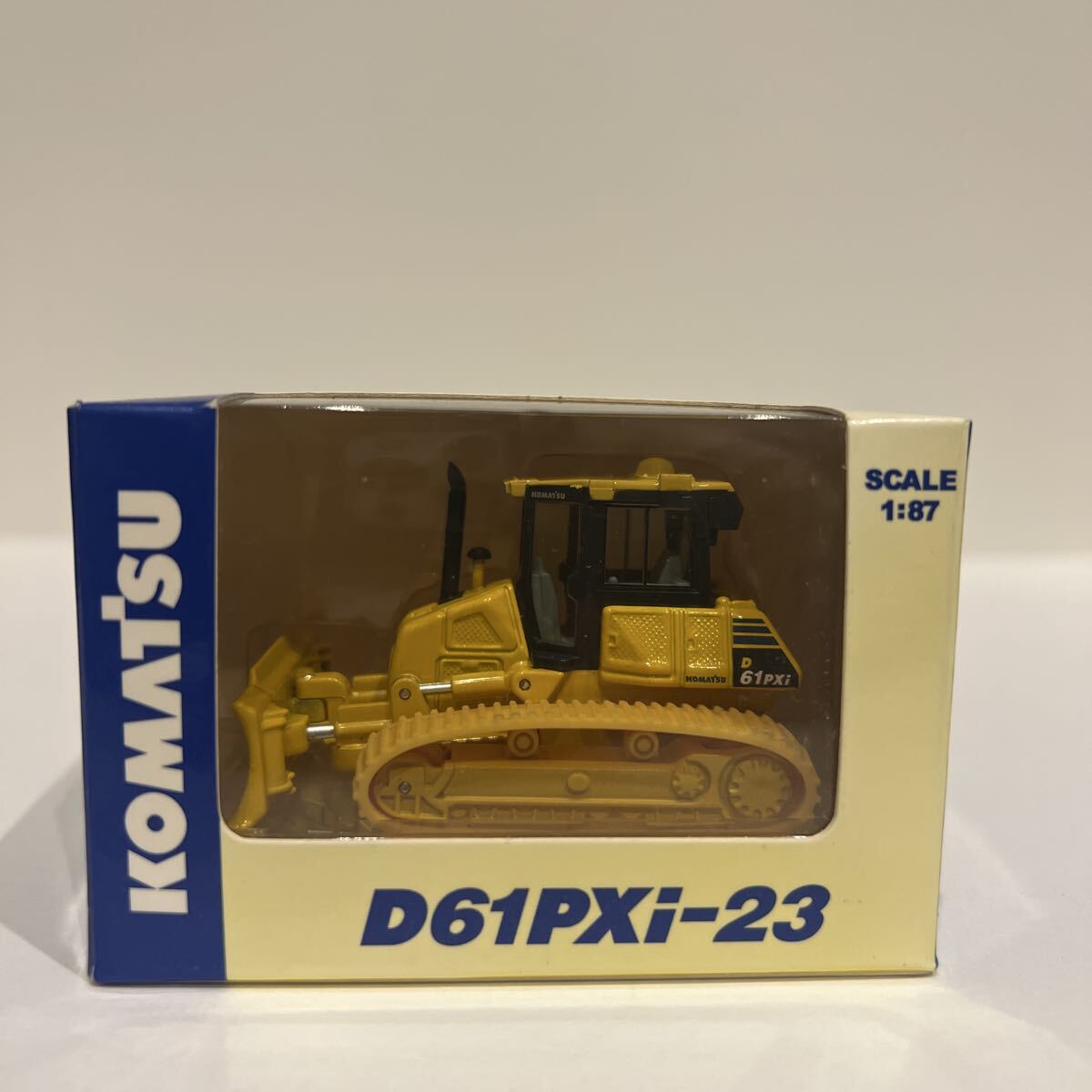 非売品 1/87 コマツ KOMATSU D61PXi-23 クローラードザー オリジナルミニチュア ブルドーザー ミニカー 小松製作所ミニカー CRAWLER DOZER拍卖
