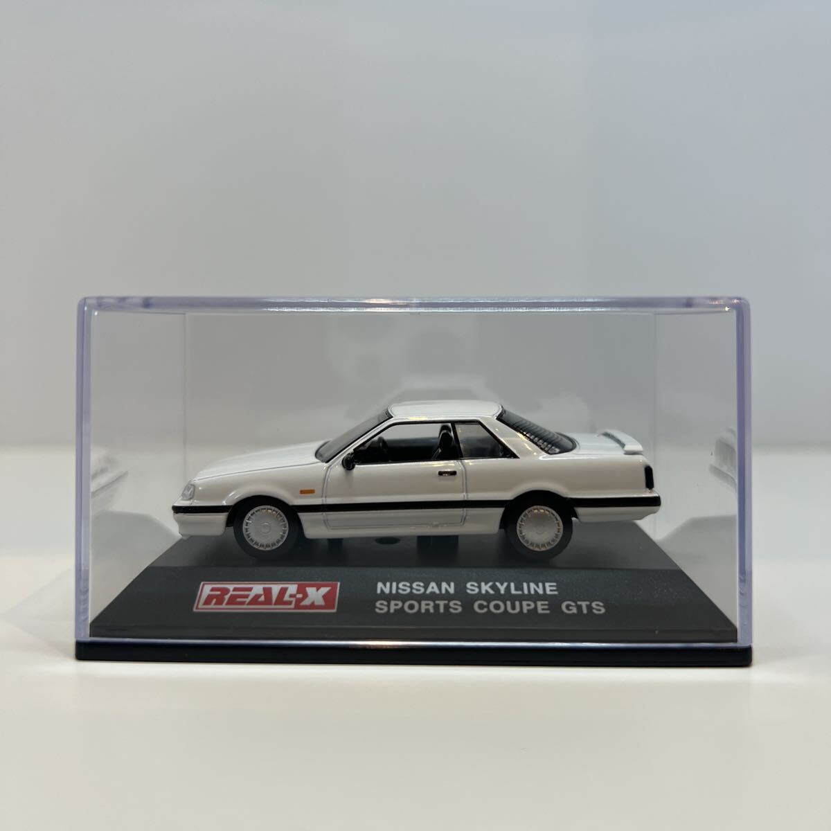 REAL-X 1/72 NISSAN SKYLINE SPORTS COUPE GTS 白 ホワイト 日産 スカイライン スポーツクーペ リアルx ミニカー拍卖