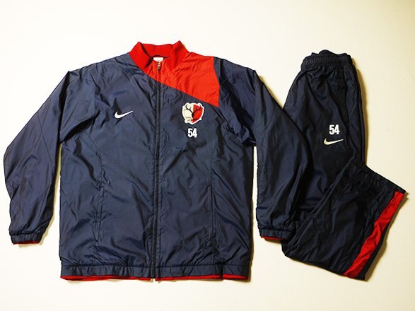 NIKE ナイキ 鹿島アントラーズ ナイロンジャケット ナイロンパンツ 上下セット 正規品 サッカー Jリーグ ウインドブレーカー拍卖
