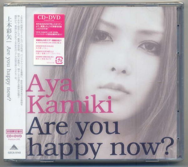 ☆上木彩矢 「Are you happy now?」 初回生産限定盤B CD+DVD拍卖