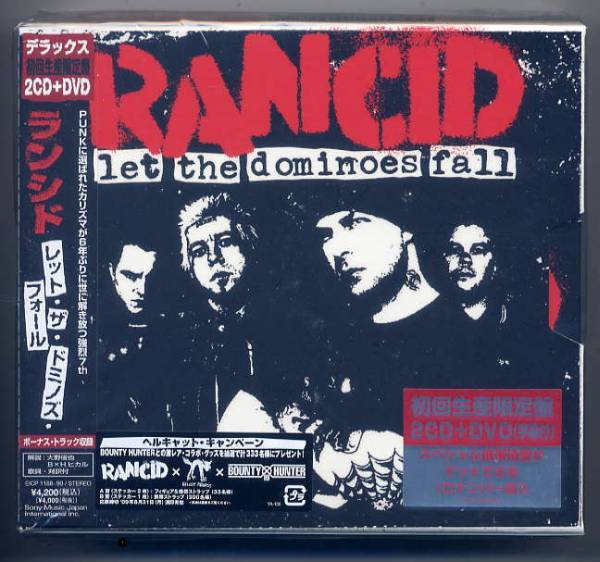 ☆ランシド RANCID 「レット・ザ・ドミノズ・フォール」 初回生産限定盤 2CD+DVD 新品 未開封拍卖