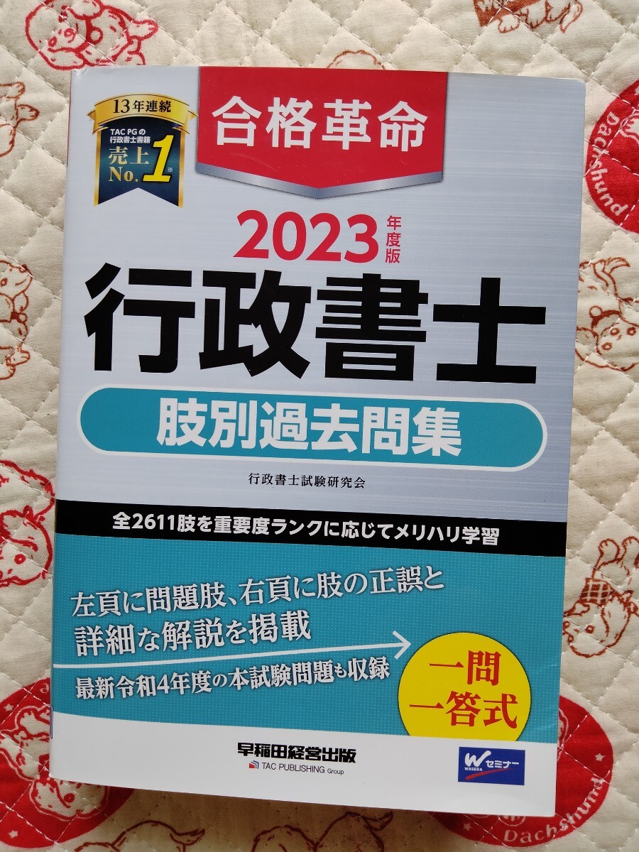 2023年版★合格革命★行政書士★脚別過去問題集 状態良好拍卖