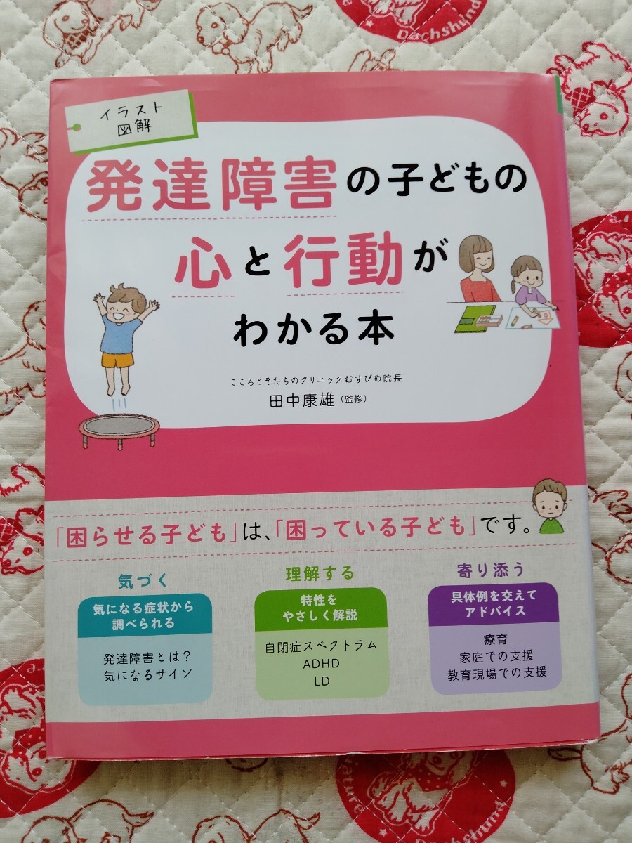 発達障害の子どもの心と行動がわかる本 イラスト図解 田中康雄 カバー濡れ跡あり拍卖
