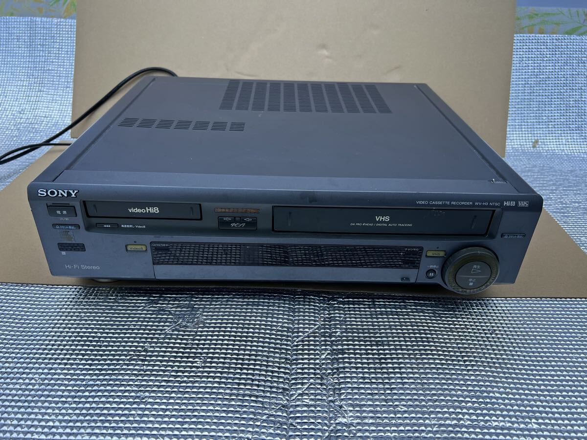 SONY WV-H3 ソニー Hi8 VHSデッキ 8ミリビデオデッキ 現状品拍卖