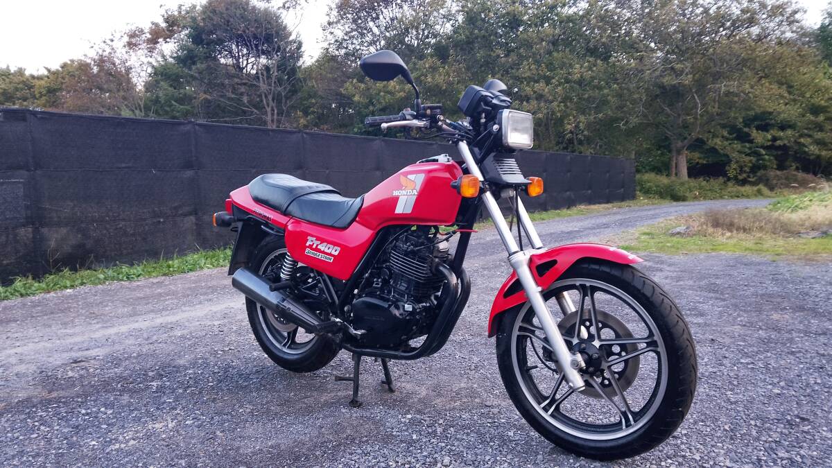 岩手県久慈市より、車検9年9月までありホンダFT400,NC09エンジン良好全国陸送手配可能1円売り切りオークション軽トラック配達地域あり拍卖