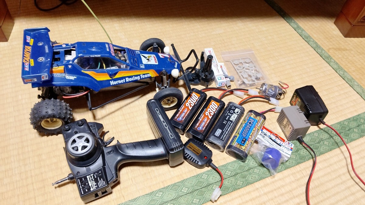 TAMIYAタミヤ、ホーネット、フルベアリング、フルカスタム、改良メンテナンス済、当時もの、実動調子良し、即日走行可能売り切りフルパワー拍卖