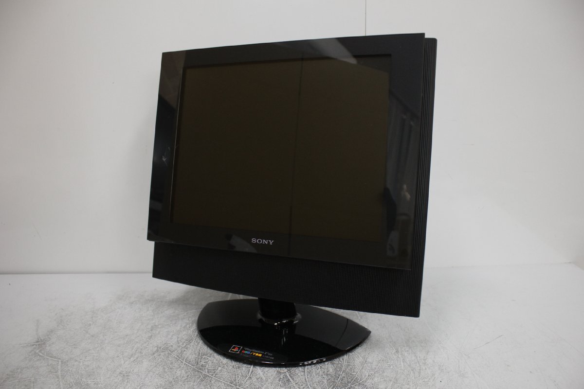 ☆【1K1006-9】 SONY ソニー 液晶テレビ KLV-15SR1 02年製 16.5V プレイステーション2対応 RGB/Y色差 ジャンク拍卖