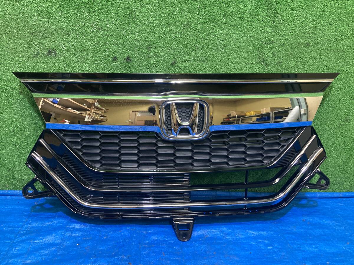 ホンダ N-BOX DBA-JF3 フロントグリル ラジエーターグリル メッキ カラーNo NH731P クリスブラックパール 71121-TTA-J010-M1 管26186拍卖