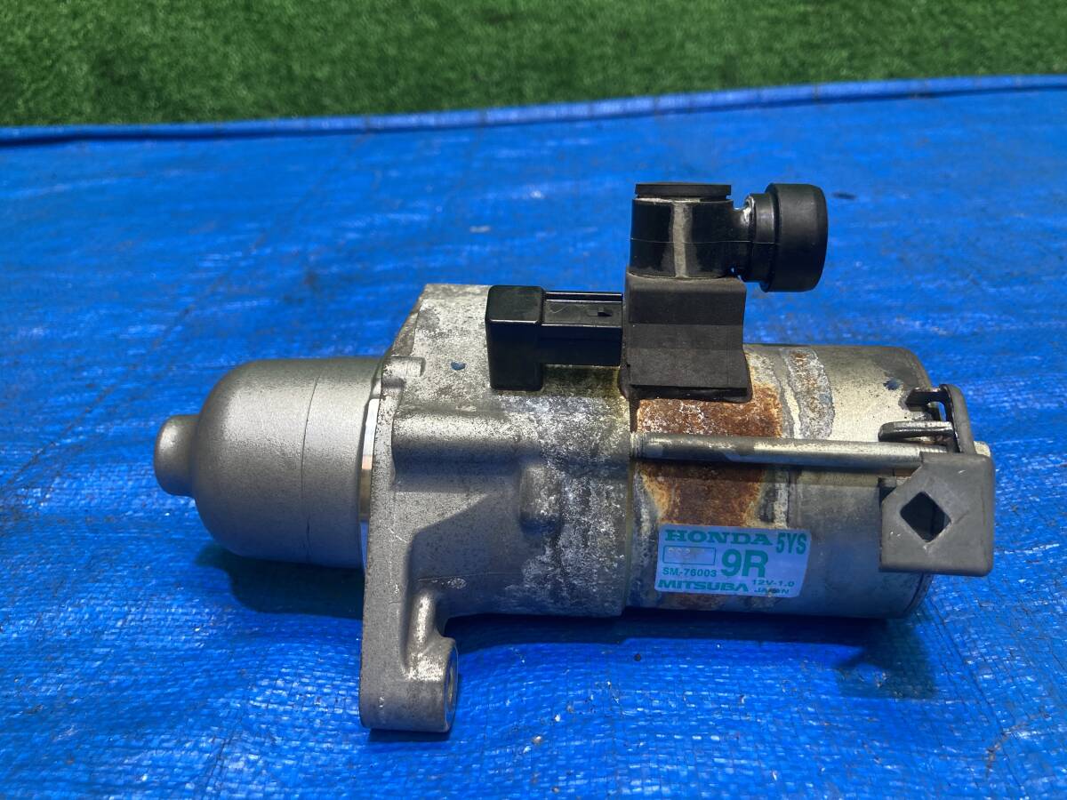 ホンダ N-BOX DBA-JF3 S07B セルモーター スターターモーター ミツバ SM-76003 管26200拍卖