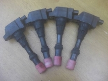 GD1 GD2 フィット/GB1 GB2 モビリオ/GJ3 GJ4 パートナー/ ダイレクトイグニッションコイル フロント4本 送料600円 純正動作品 Z8拍卖