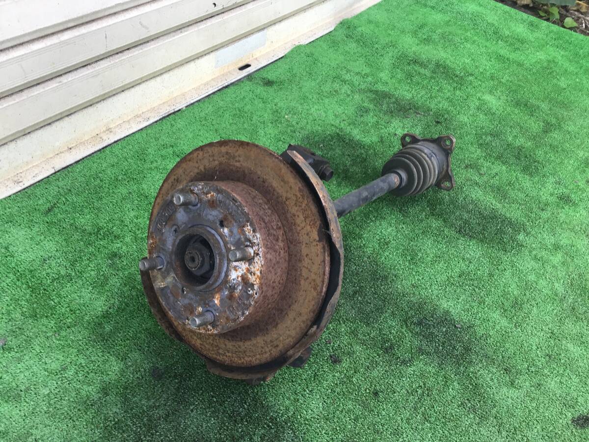 EA11R カプチーノ 5MT F6A (S7) リアナックル ハブナックル ドライブシャフト 左 拍卖