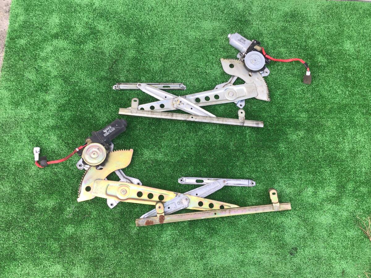 EA11R カプチーノ 5MT F6A (G6) パワーウィンドウ レギュレーター モーター 左右 拍卖