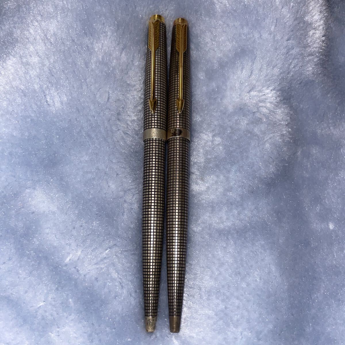 Parker パーカー スターリングシルバー シズレ ボールペン 2個 筆記 文房具 ヴィンテージ 拍卖