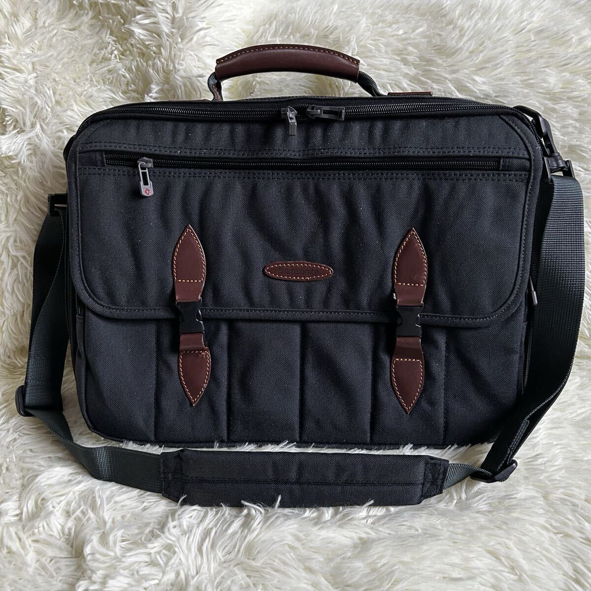 美品 Samsonite for ACE 3way鍵付きビジネスバッグ リュック サムソナイト バックパック ショルダー ブリーフケース A4拍卖