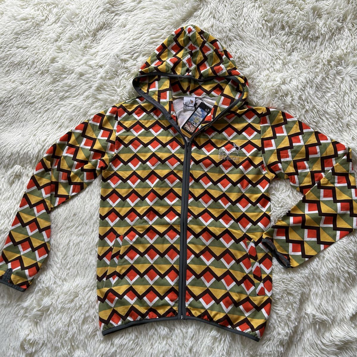 新品未使用 タグ付 go slow caravan パーカー ゴースローキャラバン フルジップジャケット 長袖 フーディ拍卖