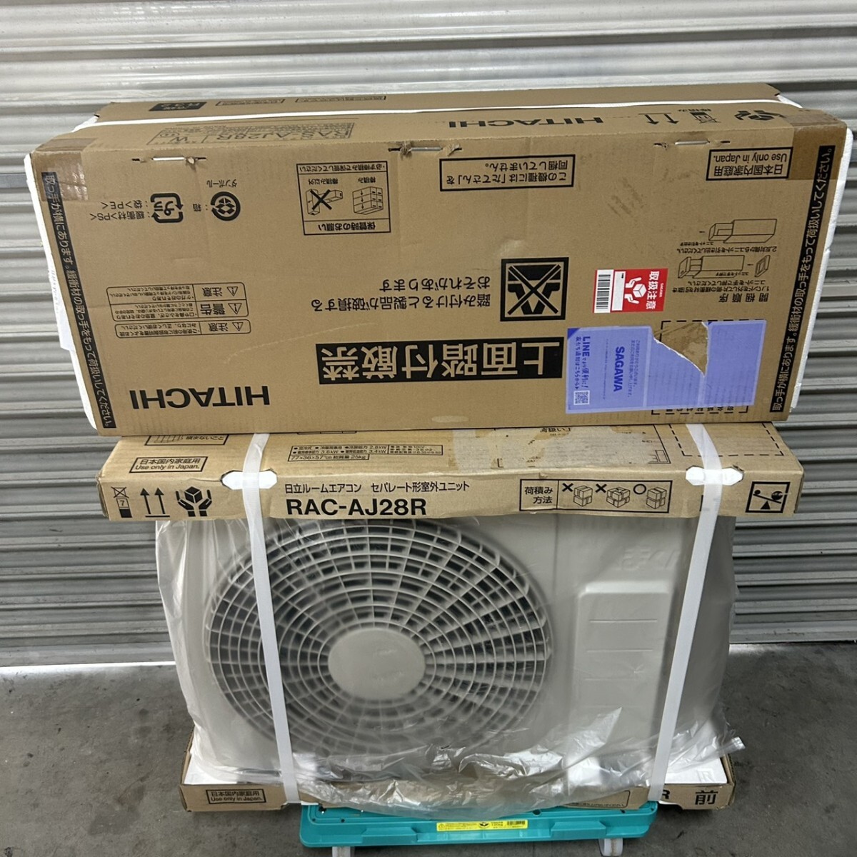 新品 2024年製 日立 RAS-AJ28R ルームエアコン AJシリーズ 壁掛形 10畳程度 単相100V (2)拍卖