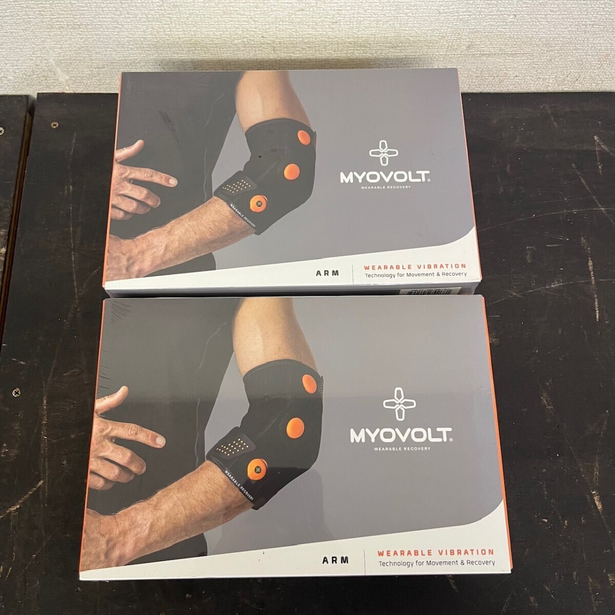 未開封新品 マイオボルト コンディショニング・デバイス 振動マッサージ・サポーター MYOVOLT 腕用 2個まとめ拍卖